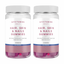 MyVitamins Hair Skin and Nails Gummies Blueberry 2 Pack 240 Count by Betaglam