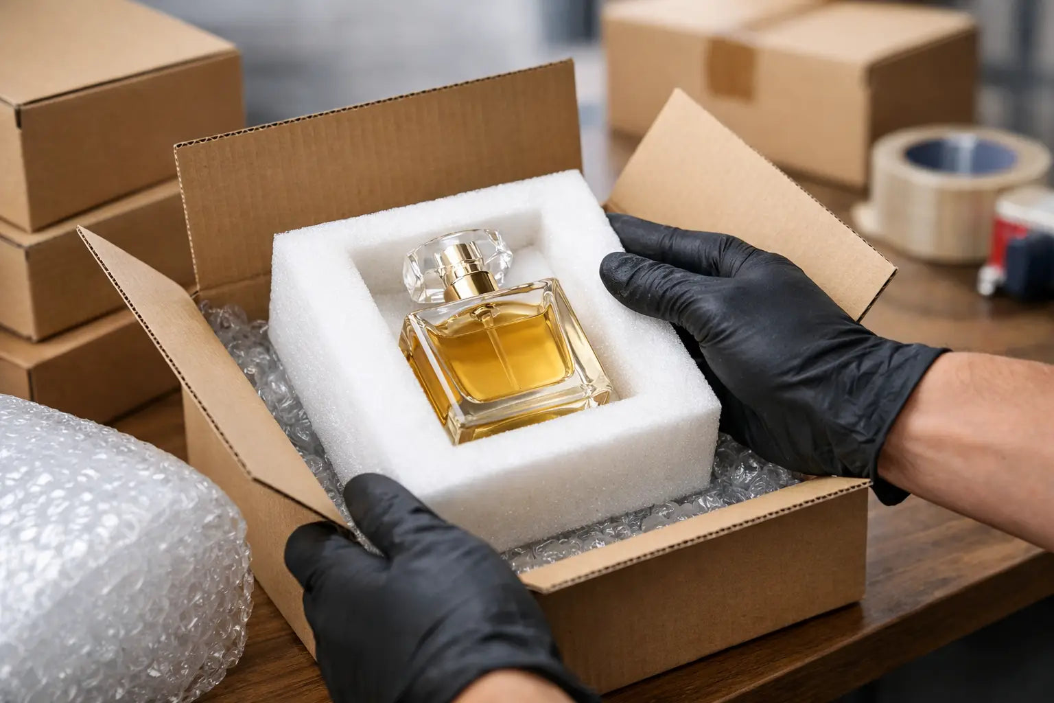 Secure Packaging for Perfume Delivery
