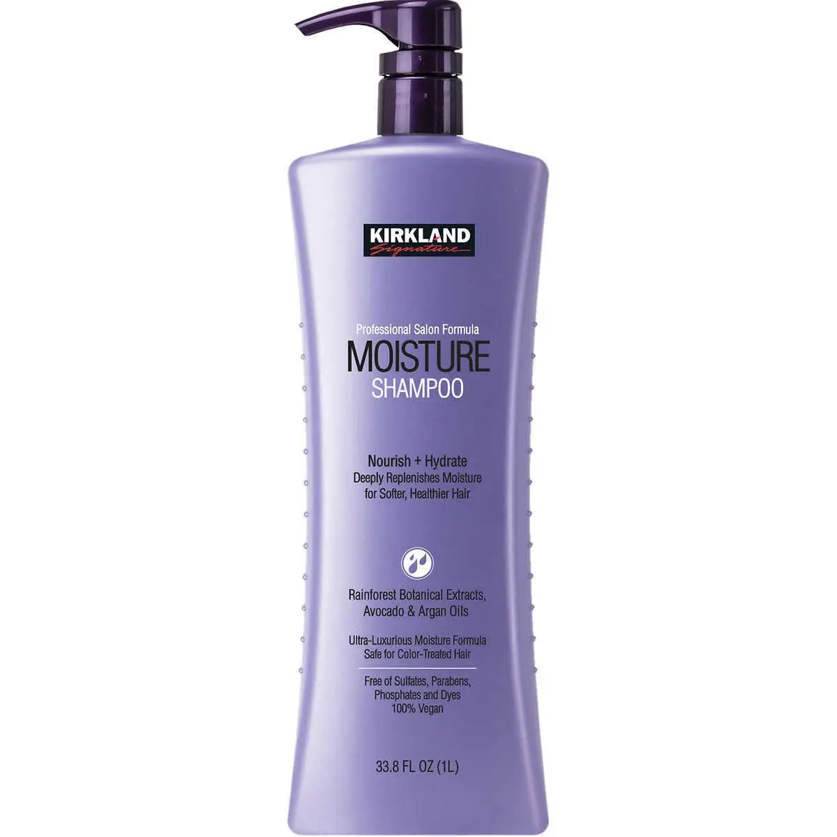 Kirkland Signature Professional Salon Formula Moisture Shampoo & Conditioner 33.8Fl Oz (1L) (Two Bottles) Haircare by Betaglam