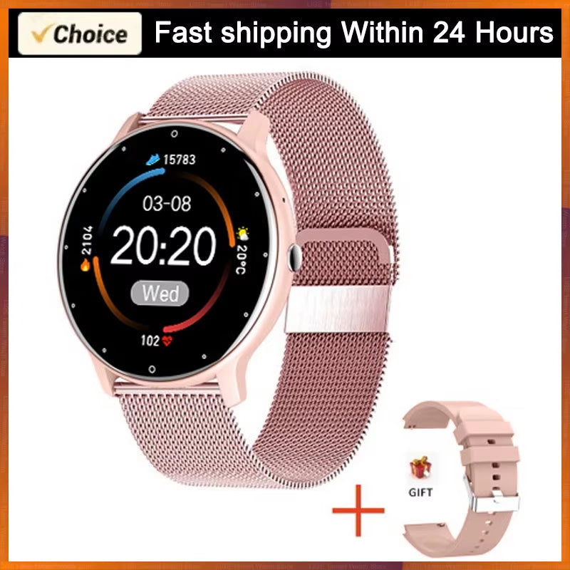 2026 Smart Watch Women Men Ladies Gift Sport Fitness Men Watches Heart Rate Monitor Waterproof Smartwatch for Android IOS by Betaglam