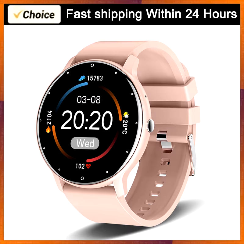 2026 Smart Watch Women Men Ladies Gift Sport Fitness Men Watches Heart Rate Monitor Waterproof Smartwatch for Android IOS by Betaglam