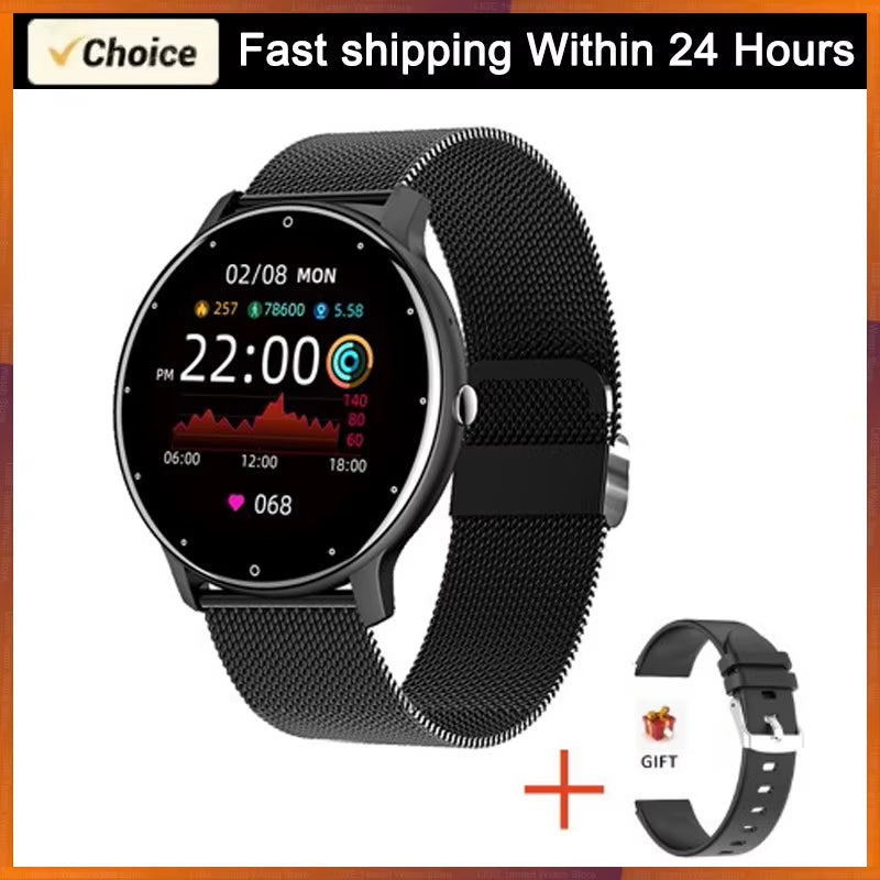 2026 Smart Watch Women Men Ladies Gift Sport Fitness Men Watches Heart Rate Monitor Waterproof Smartwatch for Android IOS by Betaglam