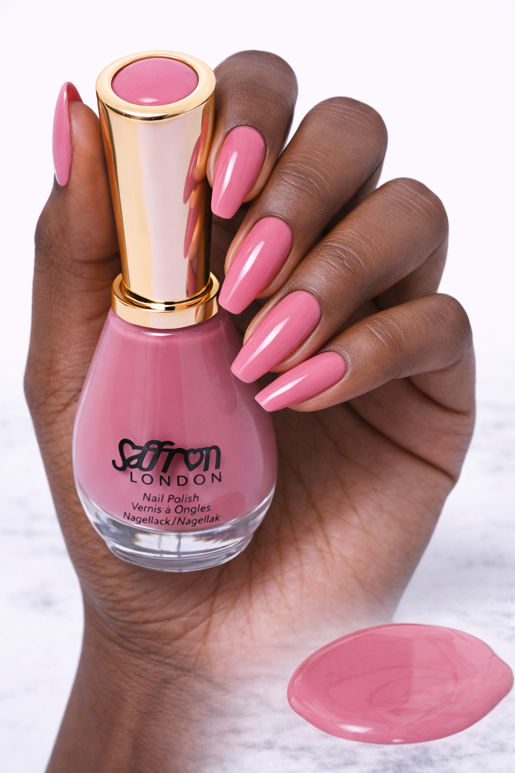 Saffron London Nail Polish Collection – Long Lasting Glossy Nail Varnish Set UK by Betaglam