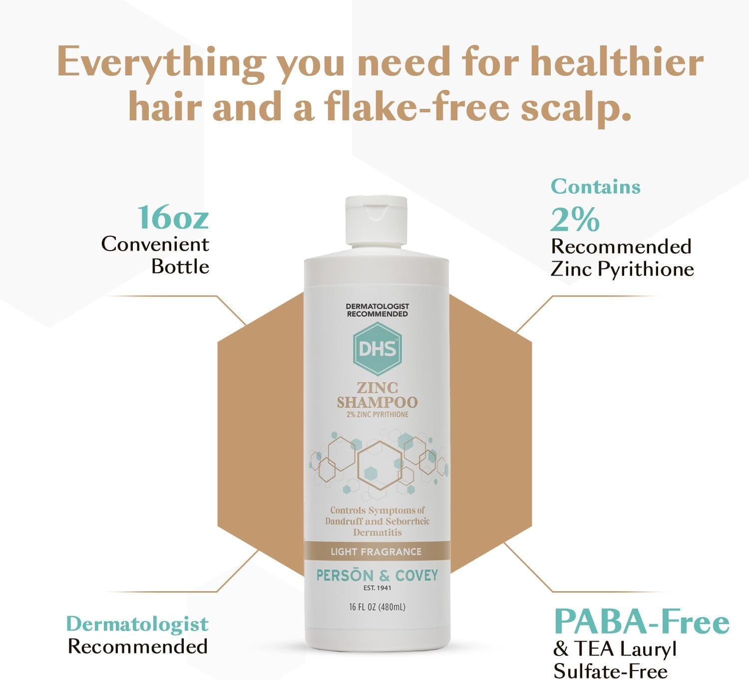 Zinc Shampoo, 16Oz by Betaglam