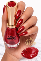 Saffron London Nail Polish Collection – Long Lasting Glossy Nail Varnish Set UK by Betaglam