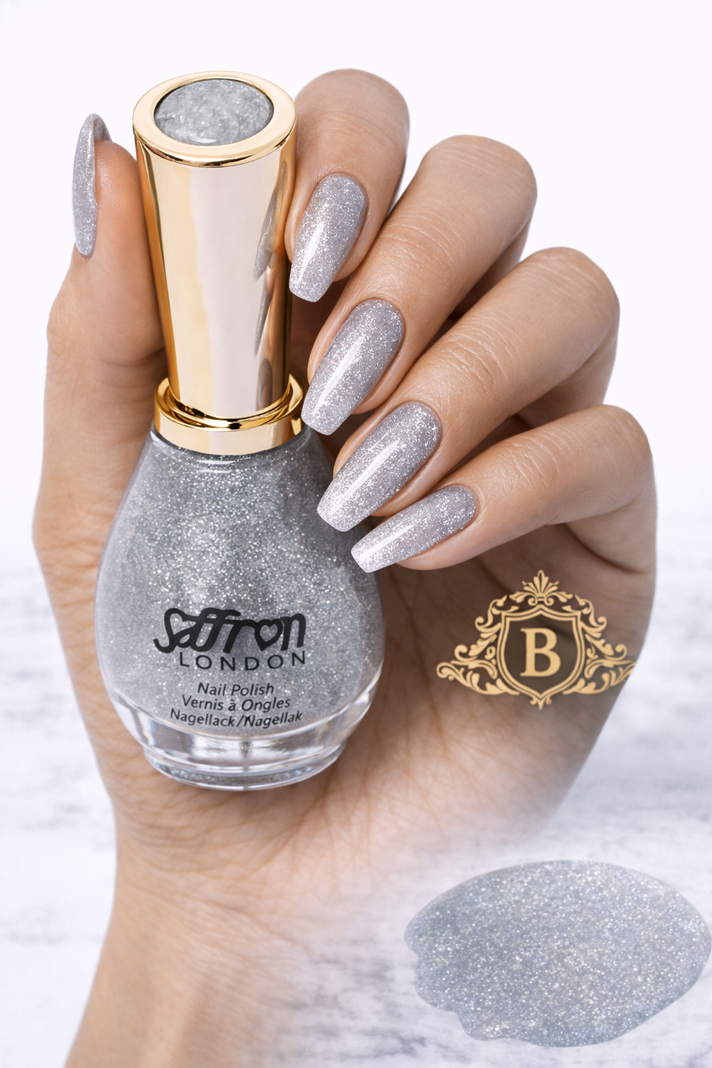 Saffron London Nail Polish Collection – Long Lasting Glossy Nail Varnish Set UK by Betaglam