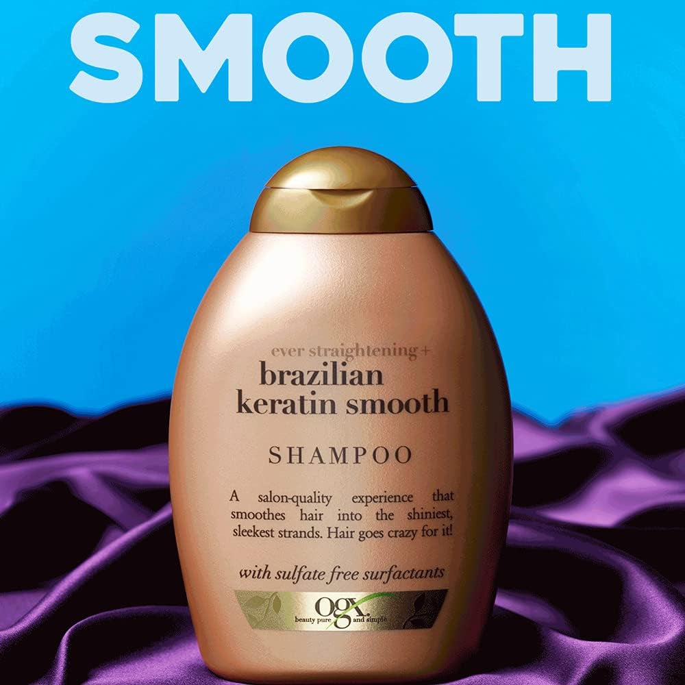Coconut Milk Conditioner for Dry Damaged Hair, 385Ml & Brazilian Keratin Smooth Shampoo, 385Ml by Betaglam