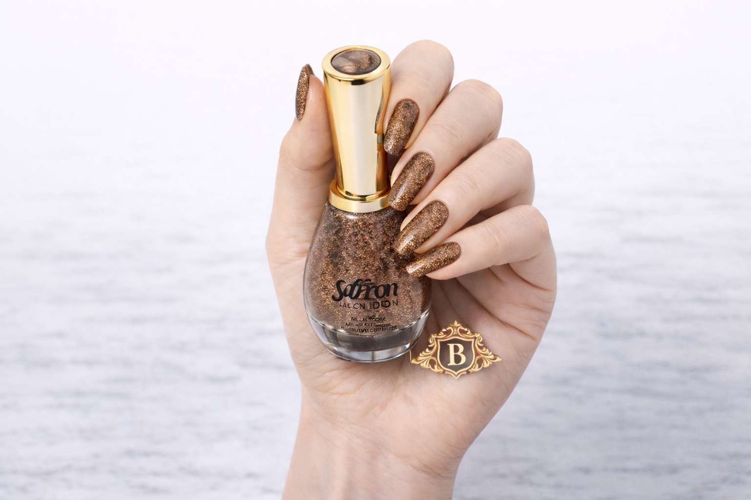 Saffron London Nail Polish Collection – Long Lasting Glossy Nail Varnish Set UK by Betaglam
