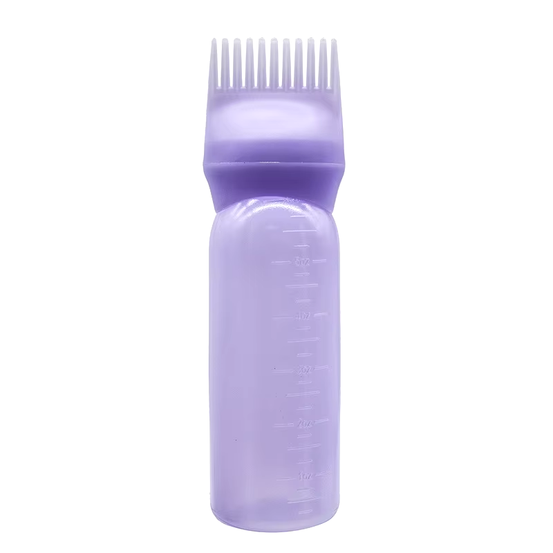 3 Color Salon Hair Oil Applicator Bottle Professional Hairdressing Dyeing Comb Bottles Barbershop Hairdresser Coloring Supplies by Betaglam Main image