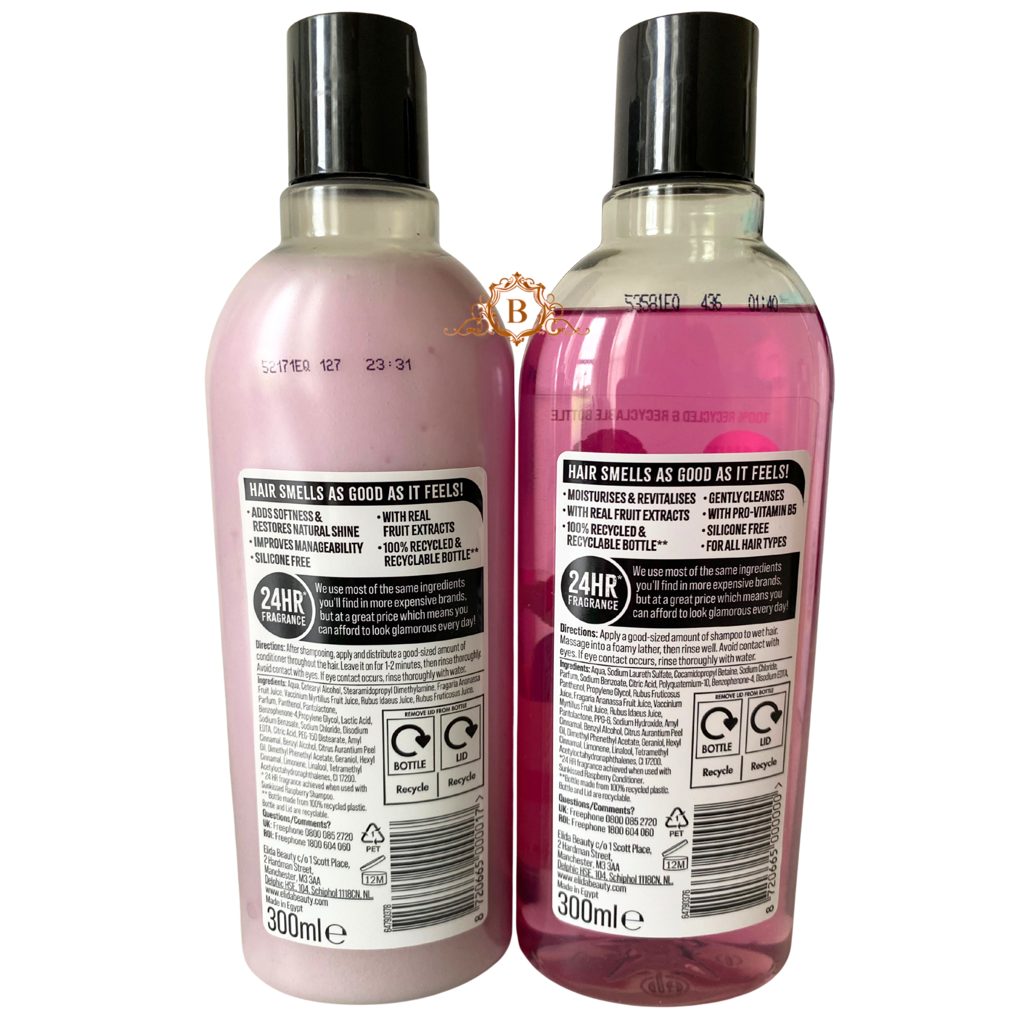 Alberto Balsam Sunkissed Raspberry 300ml Shampoo and Conditioner 2 in 1 for All Hair Types Daily Use Secondary image