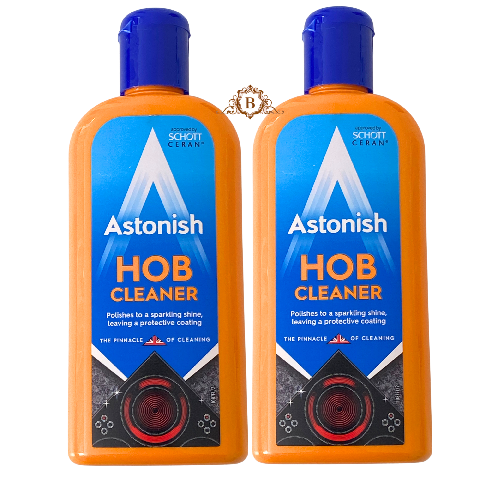 2X Astonish Hob Cleaner 235ml Stovetop Cleaner For Hobs Non Scratching Formula Removes Tough Grime Leaves Shine by Betaglam Cosmetics Main image