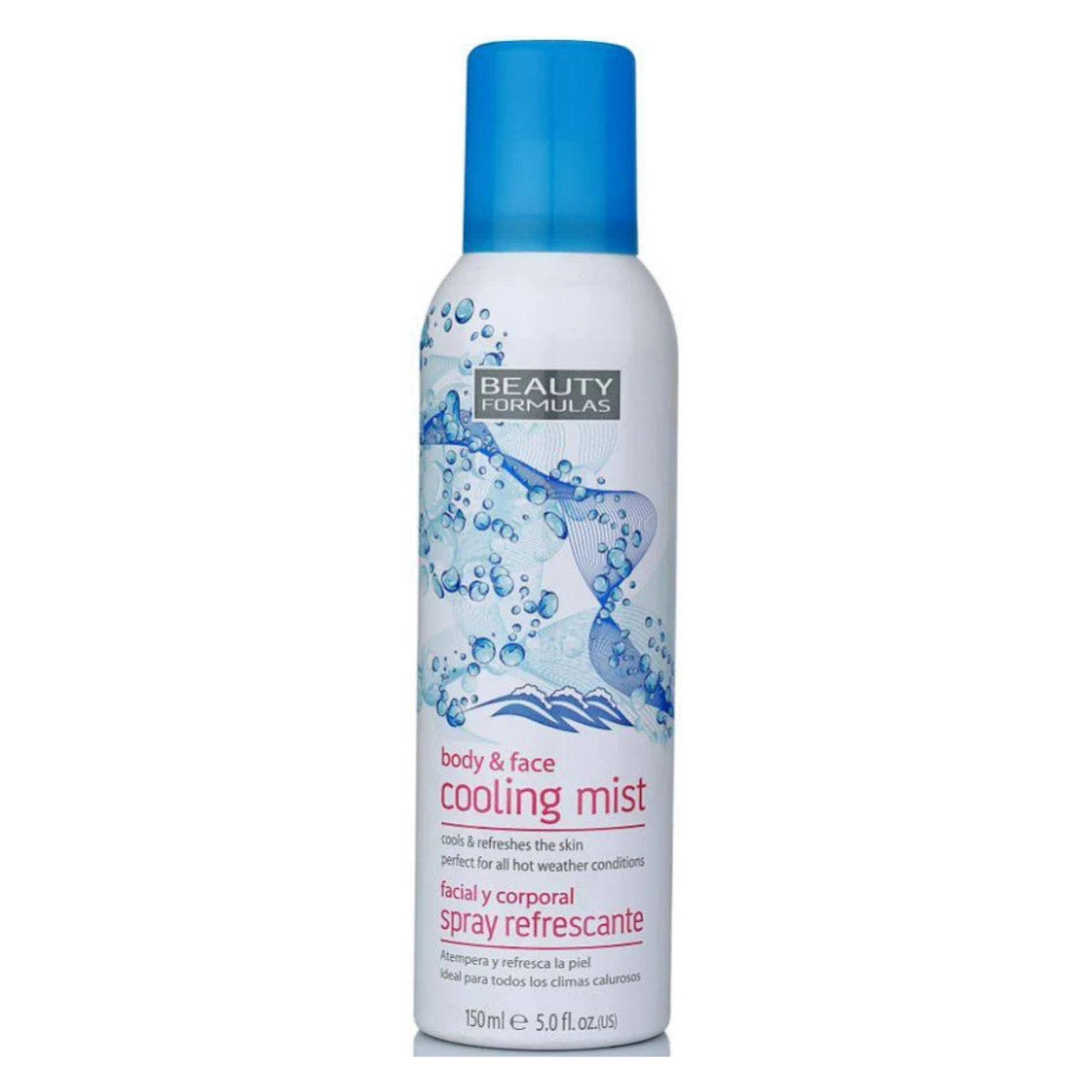 Beauty Formulas Cooling Mist SP 150ml Ultra Refreshing Facial Body Hydrating Spray For Soothing Skin Daily Use by Betaglam Cosmetics