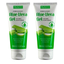 2X Beauty Formulas Organic Aloe Vera Moisturiser 2X100ml Lightweight Hydrating Plant Powered Skin Moisturiser by Betaglam