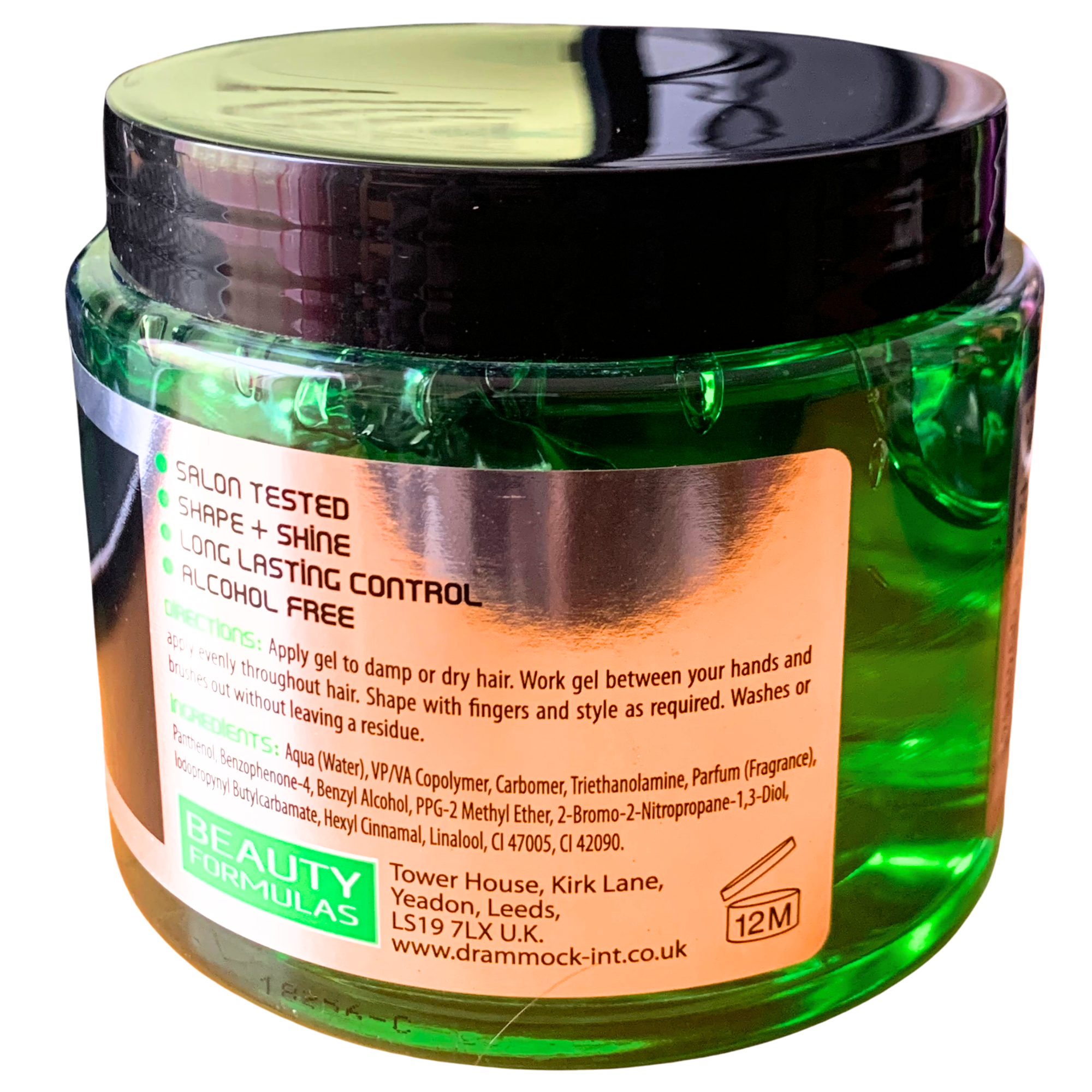 Beauty Formulas Mega Hard Styling Gel Pro Vitamin B5 500ml by Betaglam