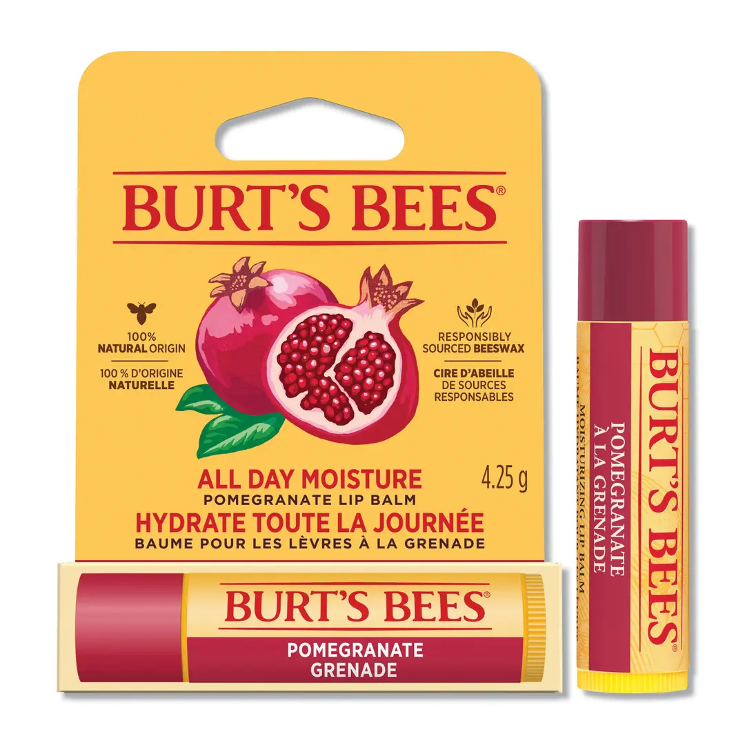 Beeswax Lip Balm Pomegranate Vanilla Bean Beewax Pack Of 8 by Betaglam