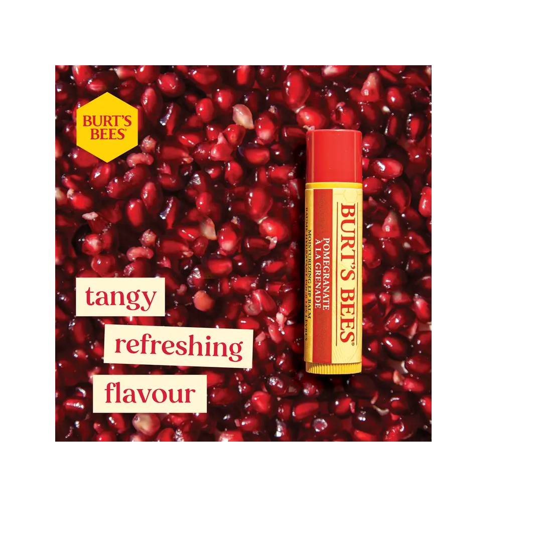 Beeswax Lip Balm Pomegranate Vanilla Bean Beewax Pack Of 8 by Betaglam