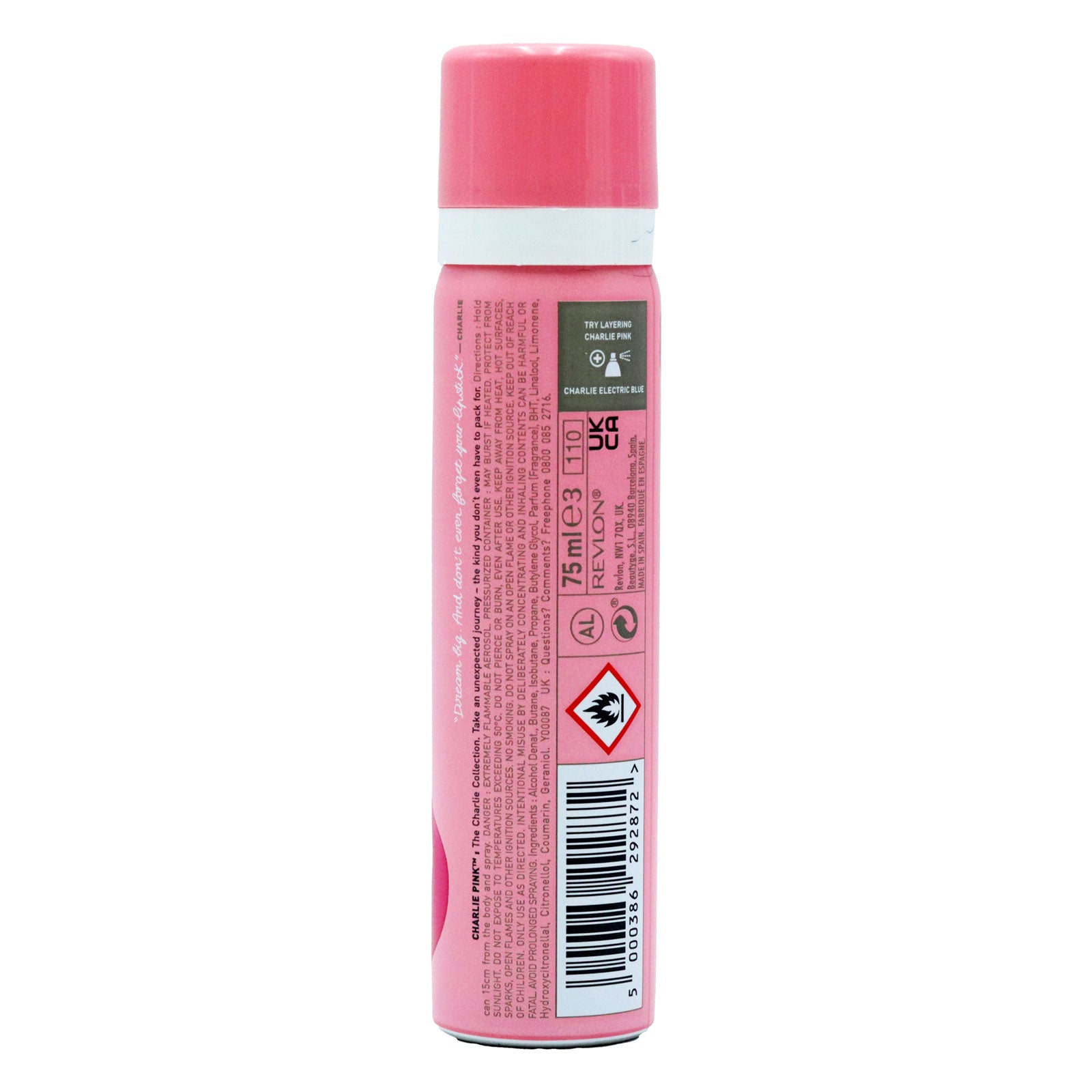Charlie Pink Body Spray 75ml For Women Soft Floral Scent Long Lasting Refreshing All Day Fragrance by Betaglam