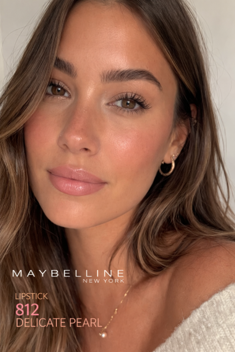 Maybelline Lipstick 812 Delicate Pearl | Color Sensational UK by Betaglam Cosmetics