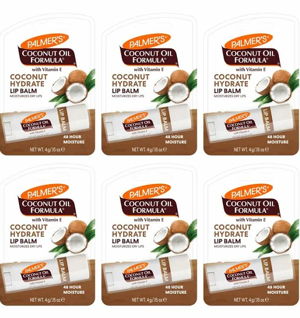 Palmers Lip Balm, Cocoa Butter 6 x Pack by Betaglam