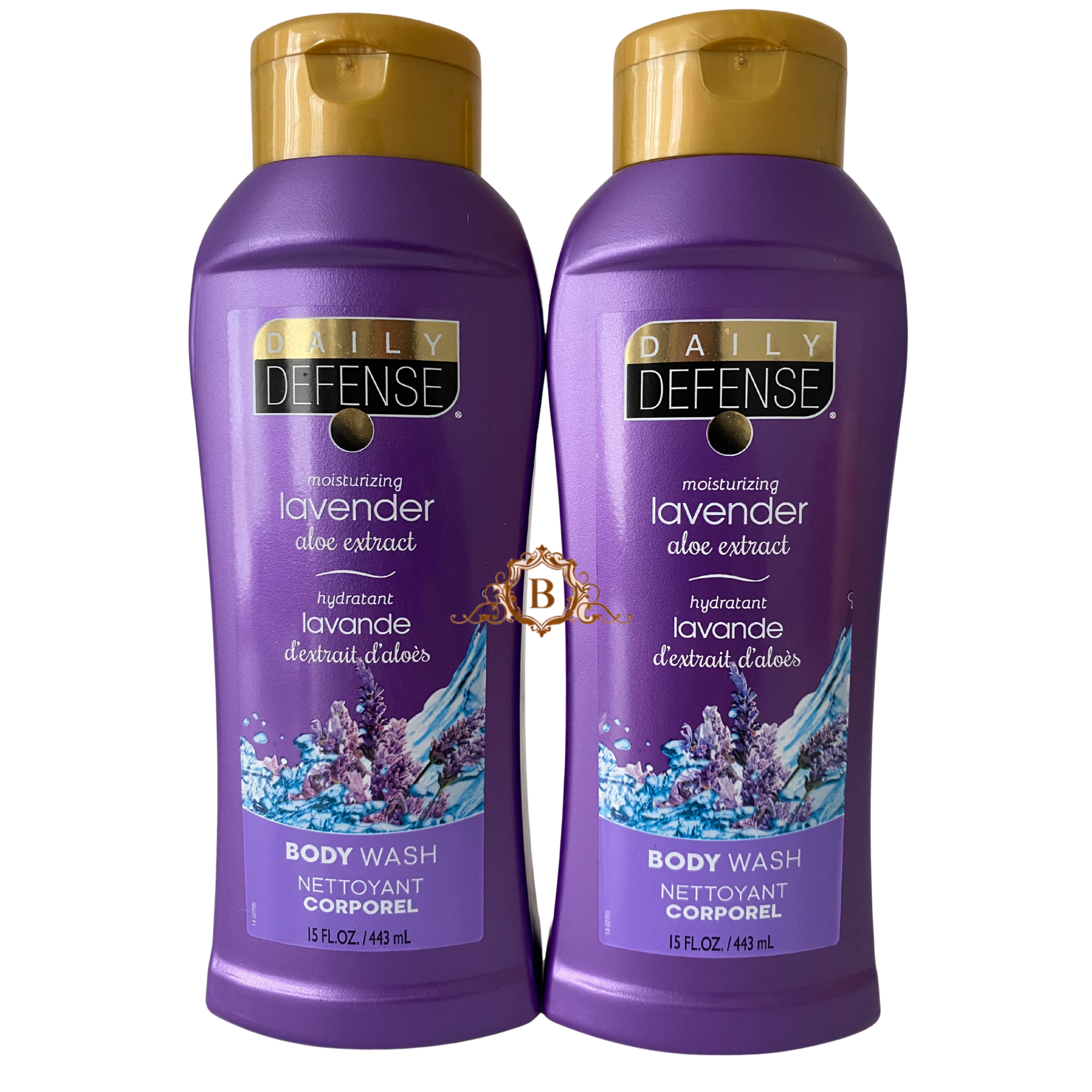 2X Daily Defense Lavender Aloe Extract Body Wash 443ml For Soft Hydration And Gentle Skin Cleansing by Betaglam Cosmetics