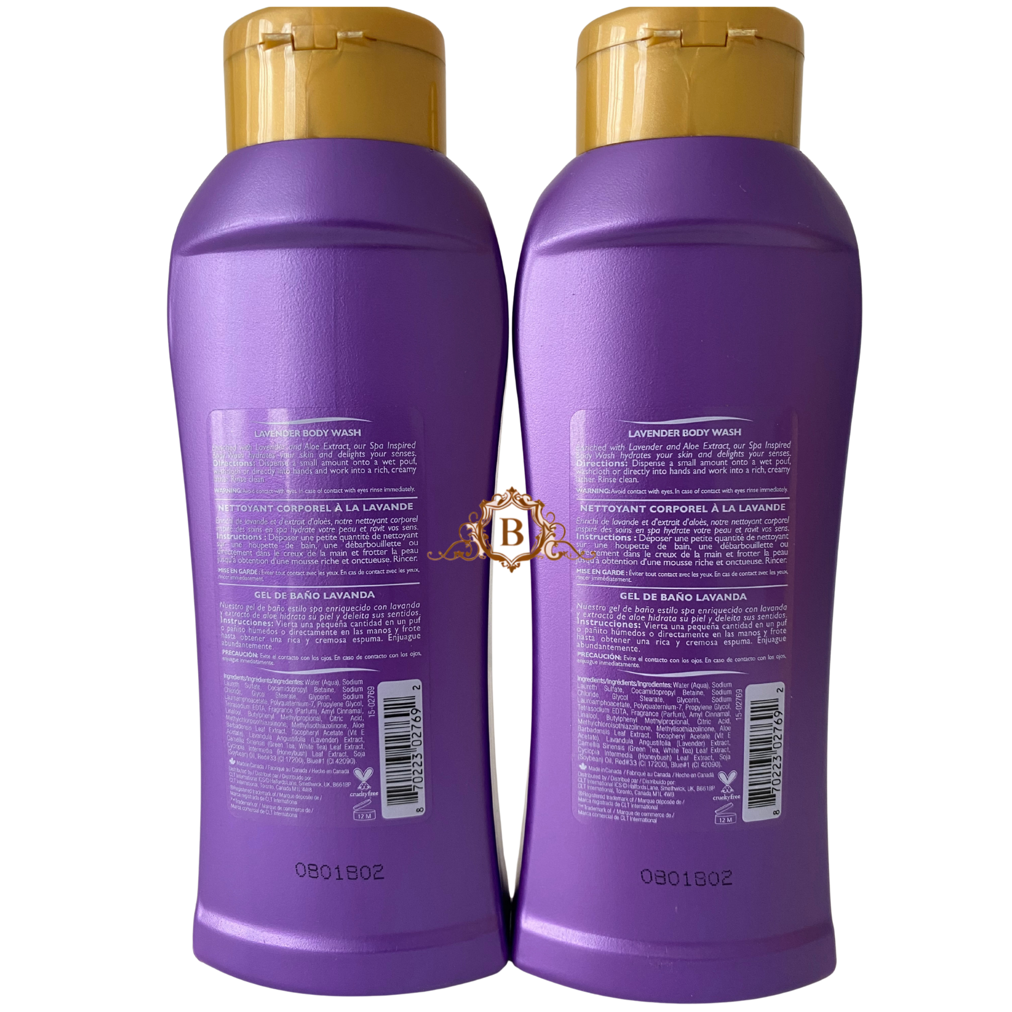 2X Daily Defense Lavender Aloe Extract Body Wash 443ml For Soft Hydration And Gentle Skin Cleansing Secondary image