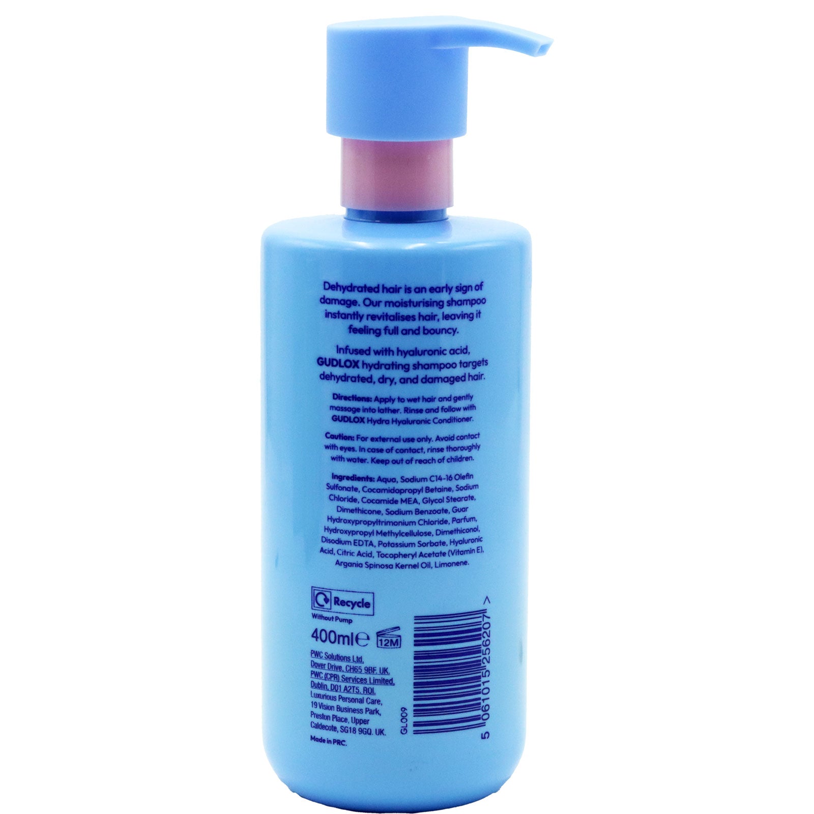 Gudlox Hydra Hydrating Shampoo 400ml For All Hair Types by Betaglam