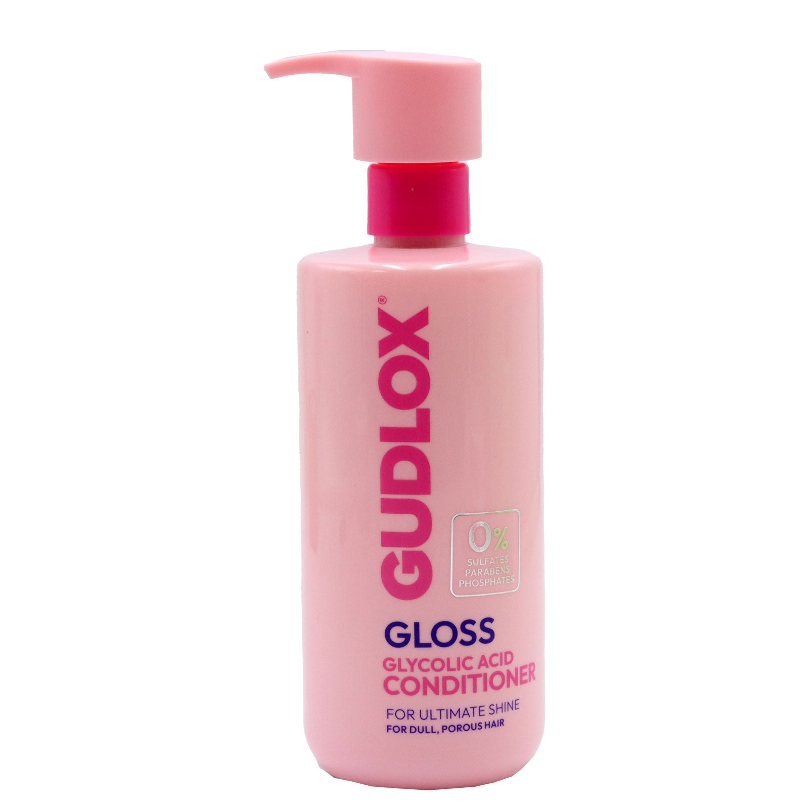 Gudlox Glycolic Acid Hair Conditioner Gloss 400ml For Brighter Shinier Hair And Scalp Care by Betaglam Main image