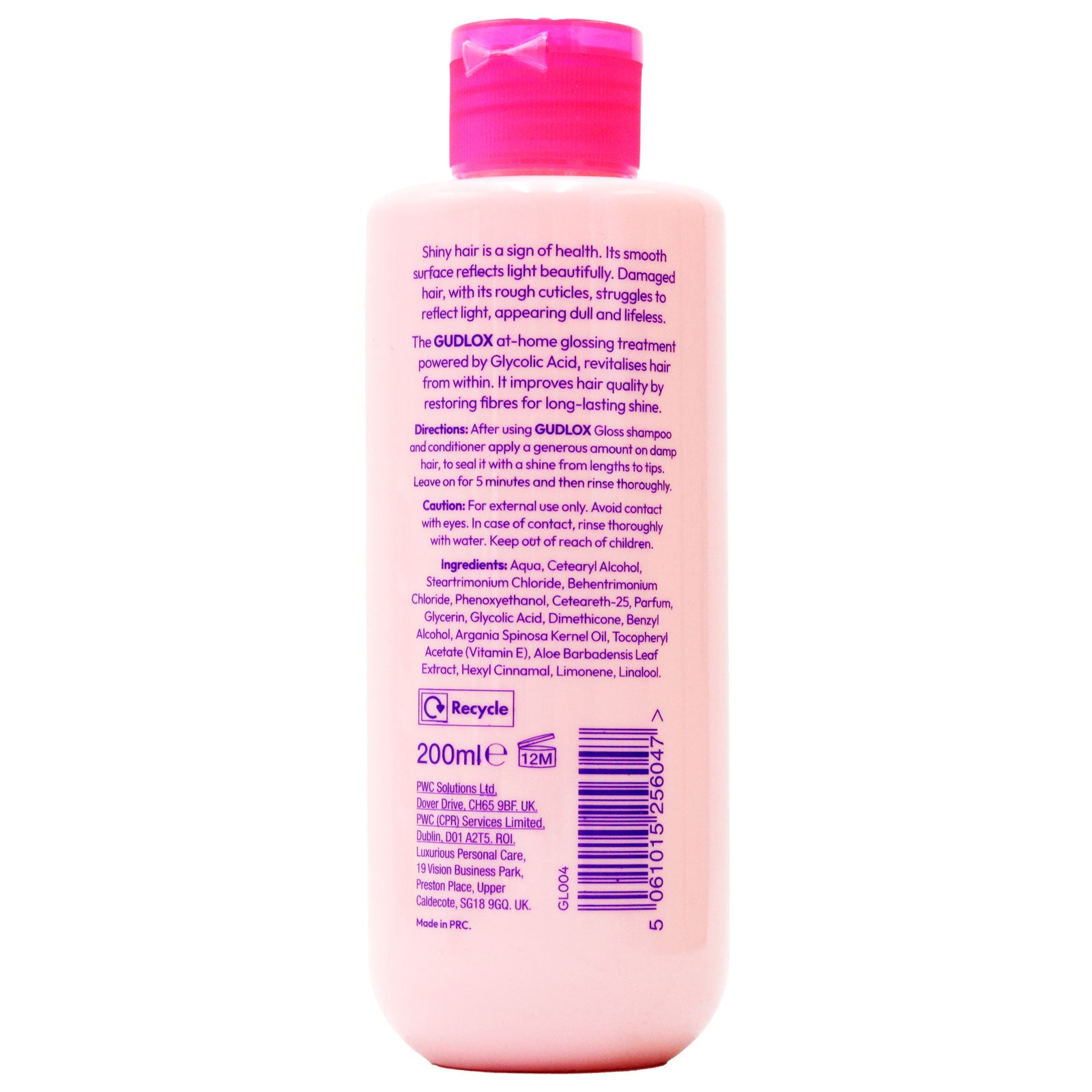 Gudlox Hair Lamination Gloss With Glycolic Acid 200ml Premium Smoothing Hair Treatment For Glossy Finish Secondary image