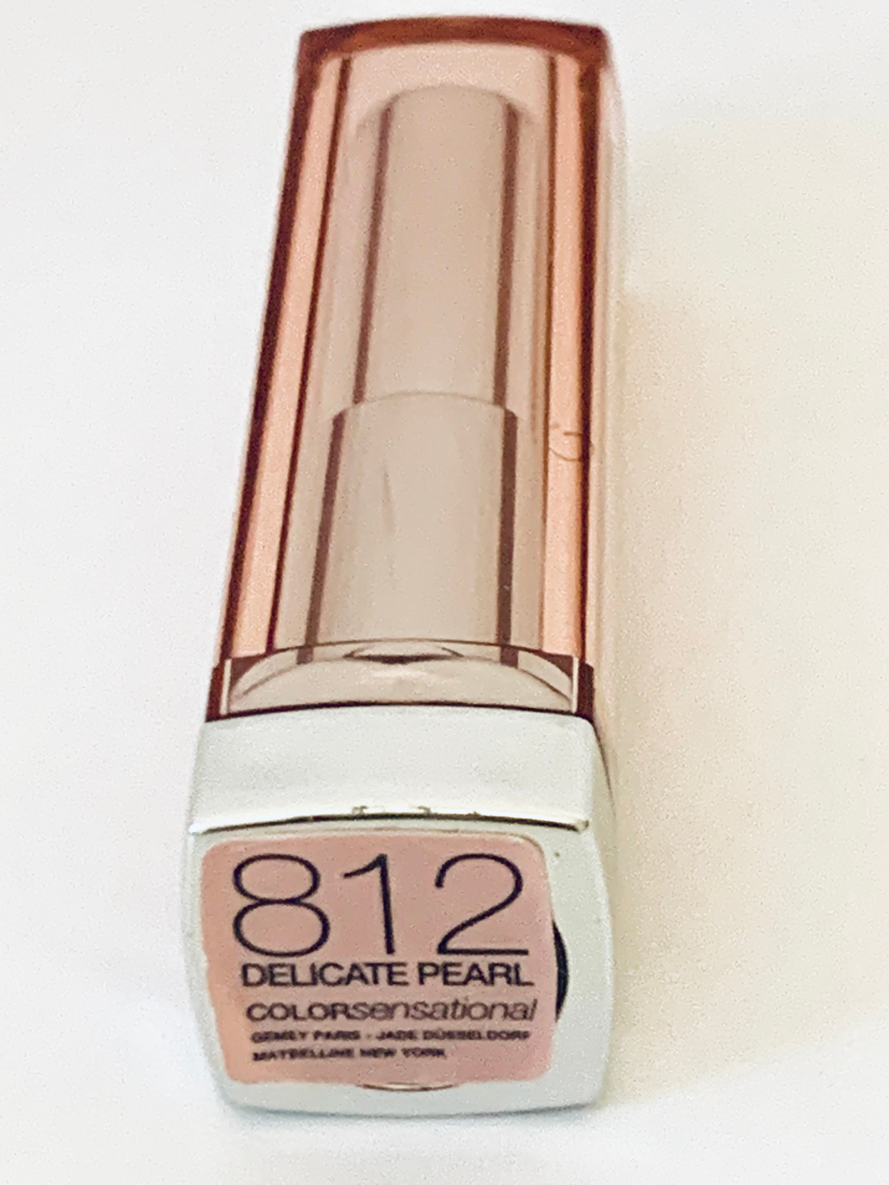Maybelline Lipstick 812 Delicate Pearl | Color Sensational UK by Betaglam Cosmetics