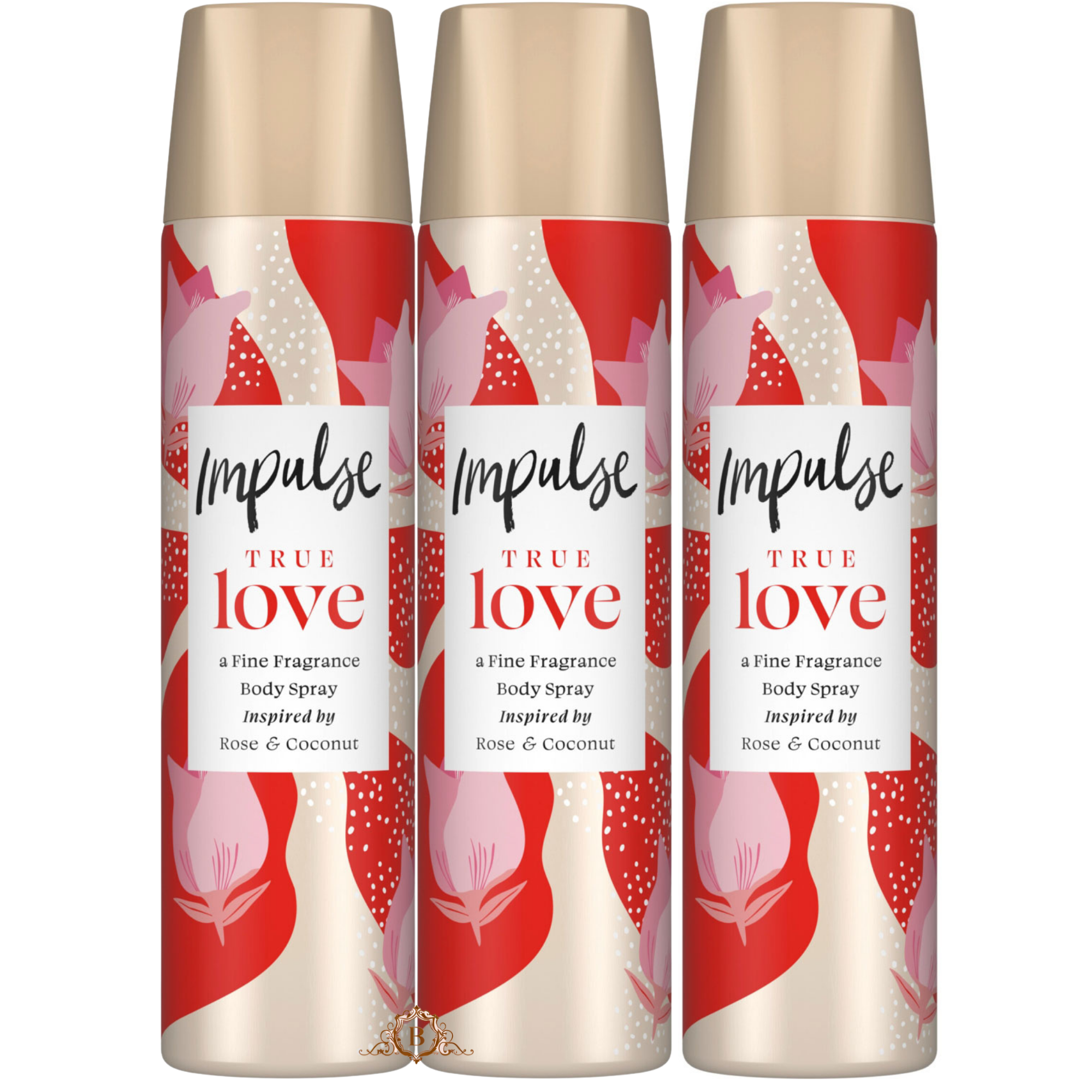 Impulse True Love Body Spray For Women 75ml Long Lasting Fragrance Daily Wear Perfume by Betaglam Main image