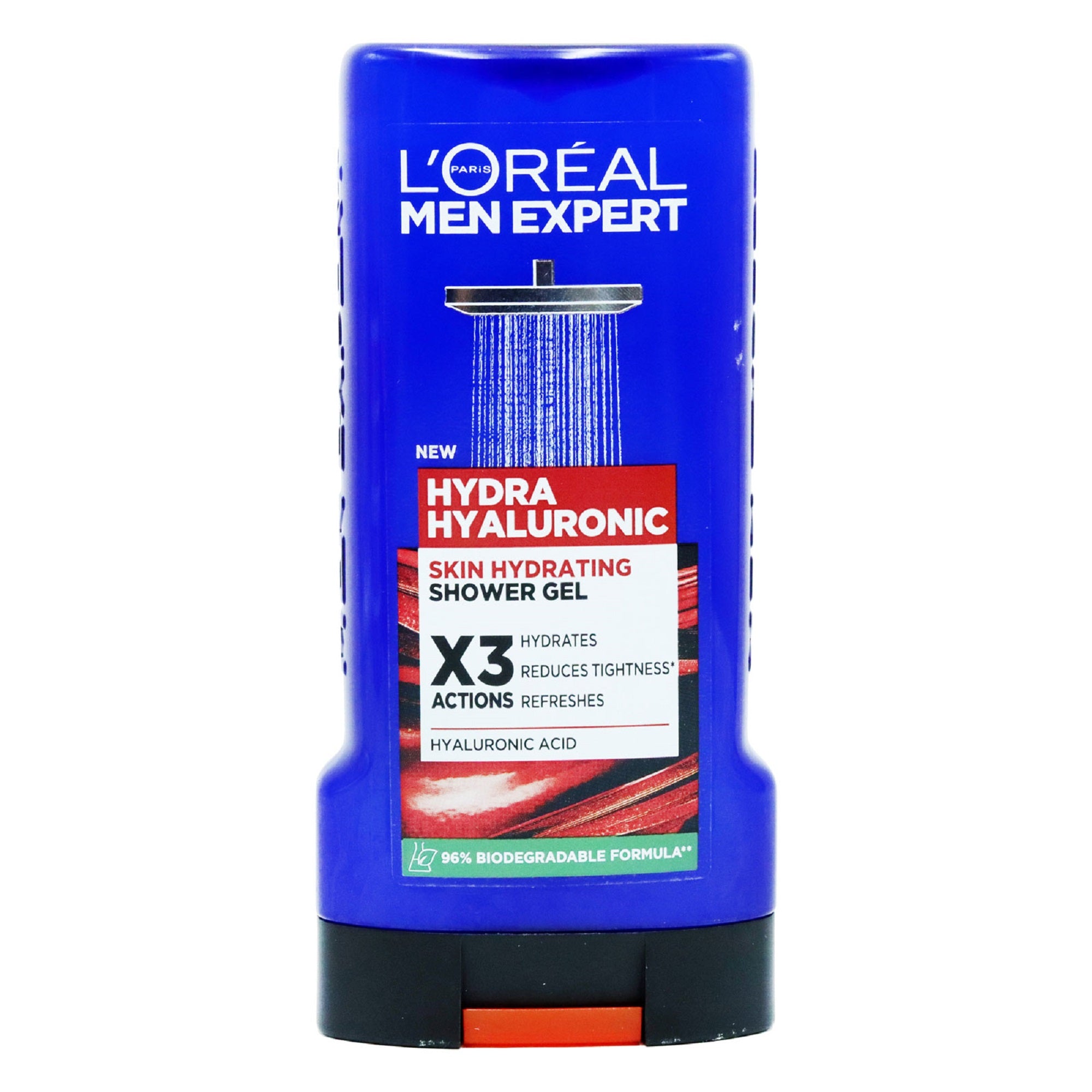 L’Oréal Men Expert Hydra Energetic Hyaluronic Shower Gel 300ml – Hydrating Body, Face & Hair Wash for Men by Betaglam Main image