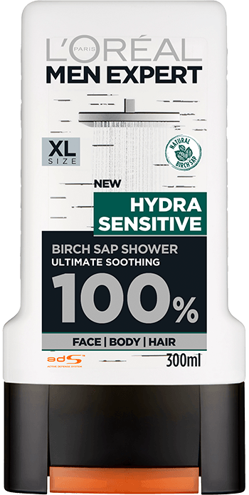 LOREAL Men Expert 5 in 1 Camphor Shower Gel 300ml Twin Pack for Men with Refreshing Camphor Scent by Betaglam