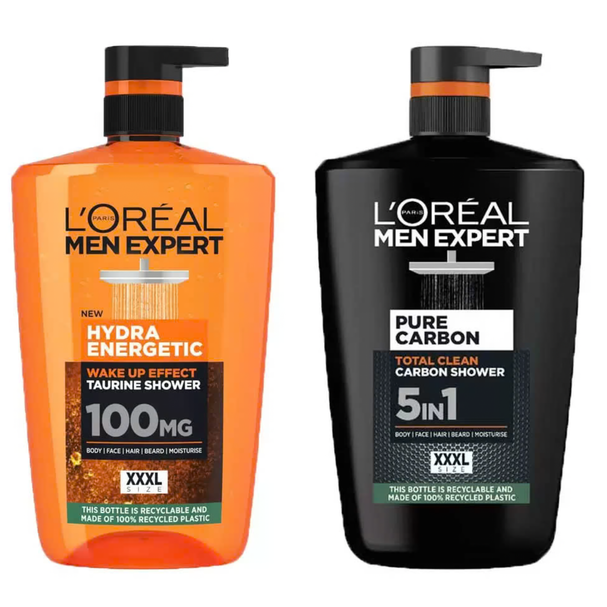 Loreal Men Expert 5 In 1 Camphor Shower Gel Twin Pack 2 x 300ml by Betaglam Main image