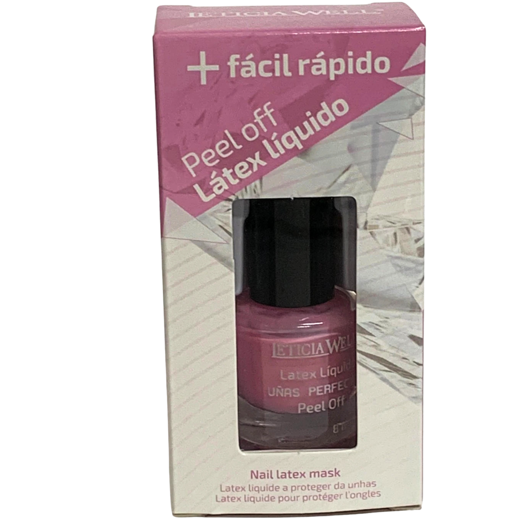 Leticia Well peel off quick and easy Latex for Shape nail polish by Betaglam