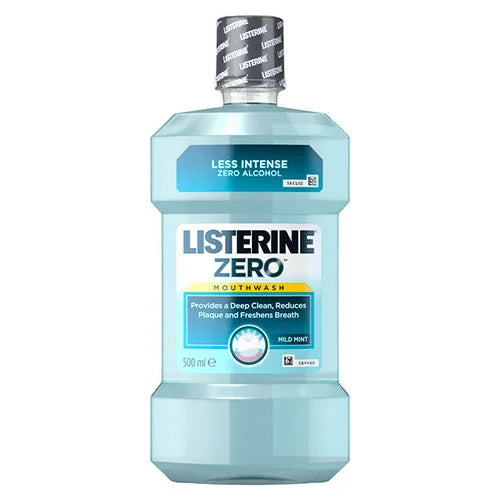Listerine Zero Mouthwash Mild Mint 500ml by Betaglam