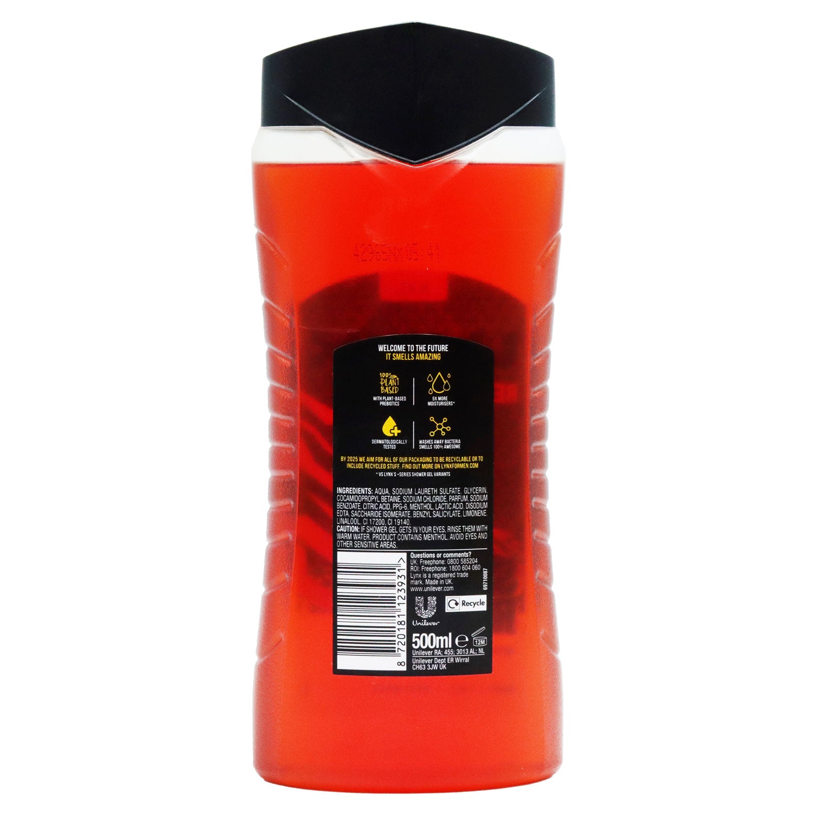 Lynx Body Wash Recharge Sport Refresh 500ml by Betaglam