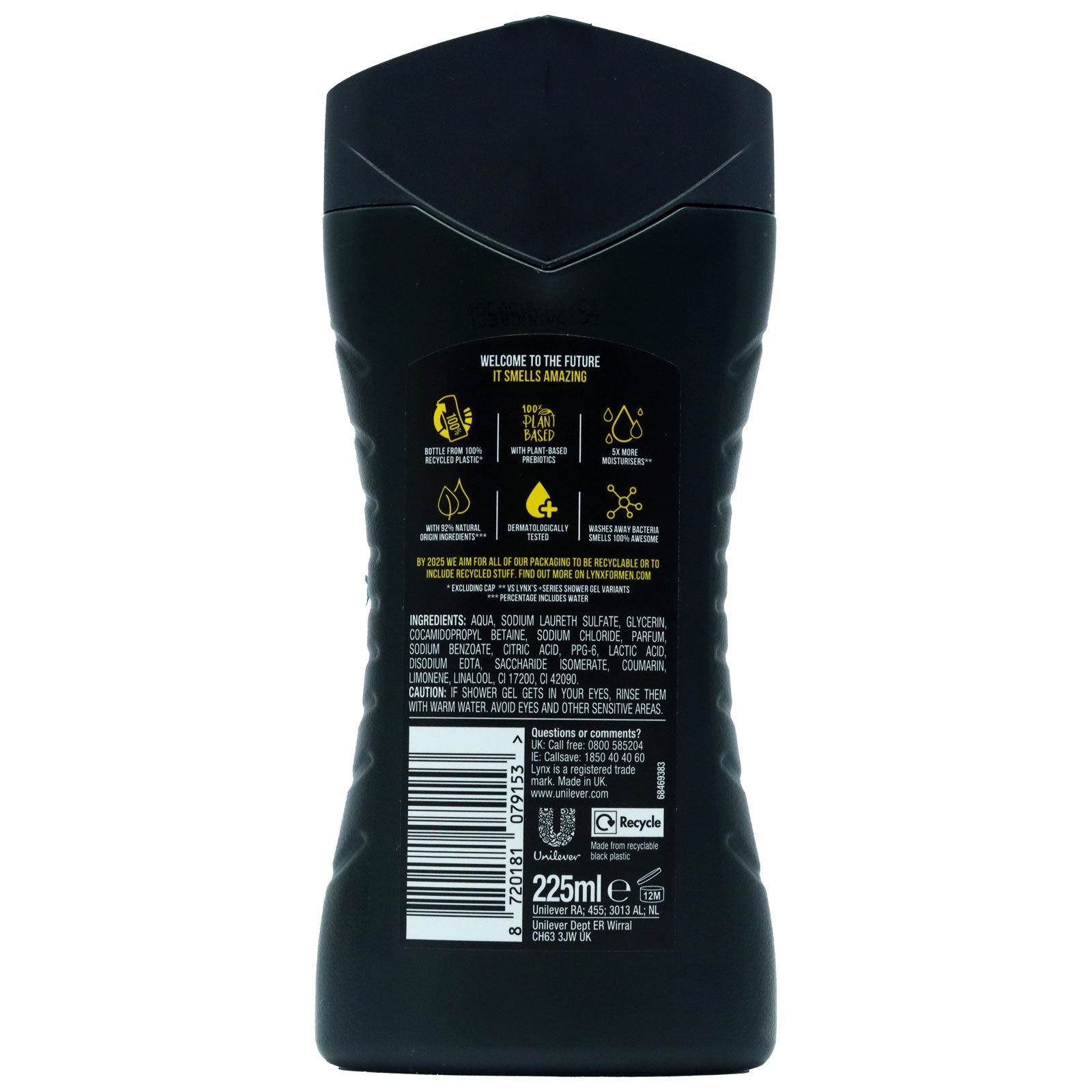 Lynx Excite Body Wash 225ml For Men Refreshing Scent Hydrating Shower Gel For Daily Grooming And Confidence by Betaglam