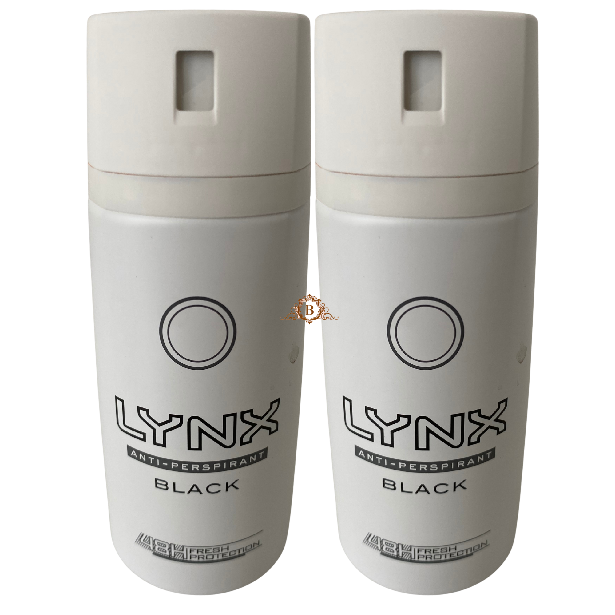 2X Lynx Antiperspirant Black 150ml Deodorant For Men Long Lasting Freshness And Odor Protection by Betaglam Cosmetics