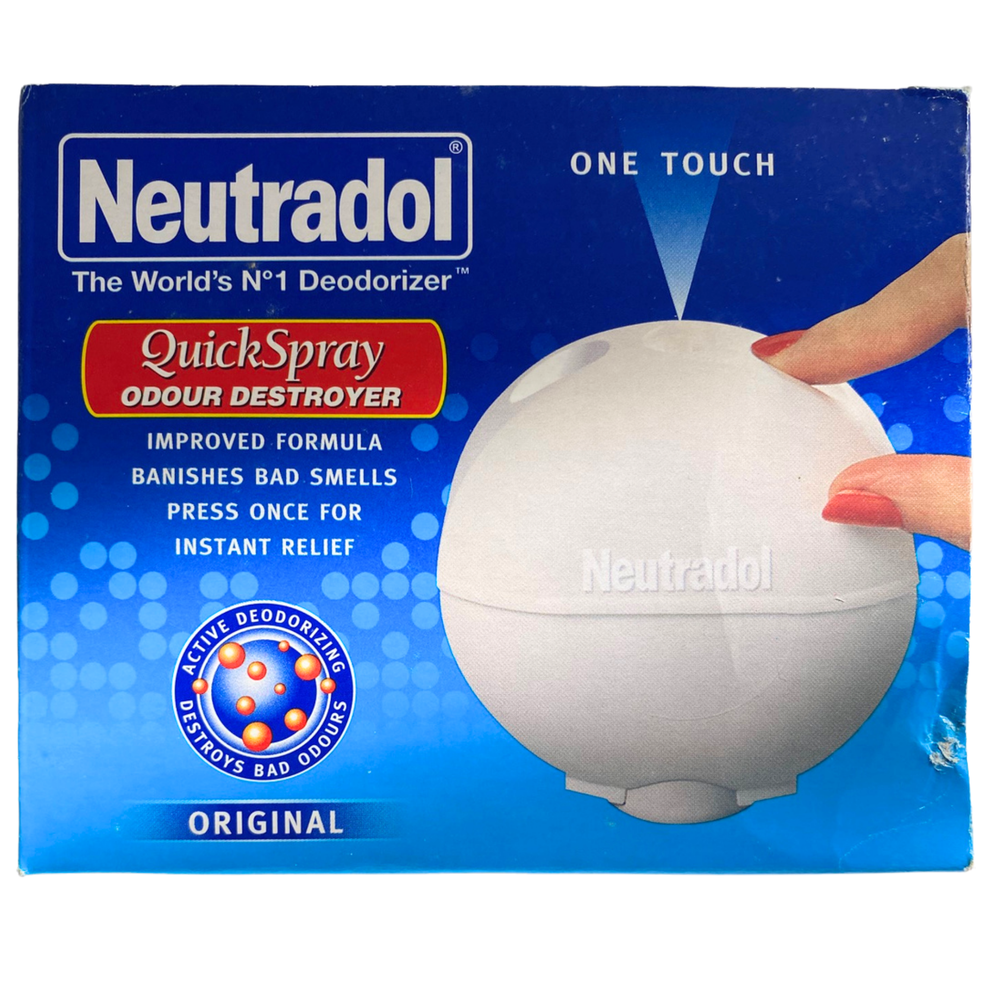 Neutradol Original One Touch Odour Destroyer 50ml Deodoriser for Homes and Bathrooms Odour Elimination by Betaglam Cosmetics Main image