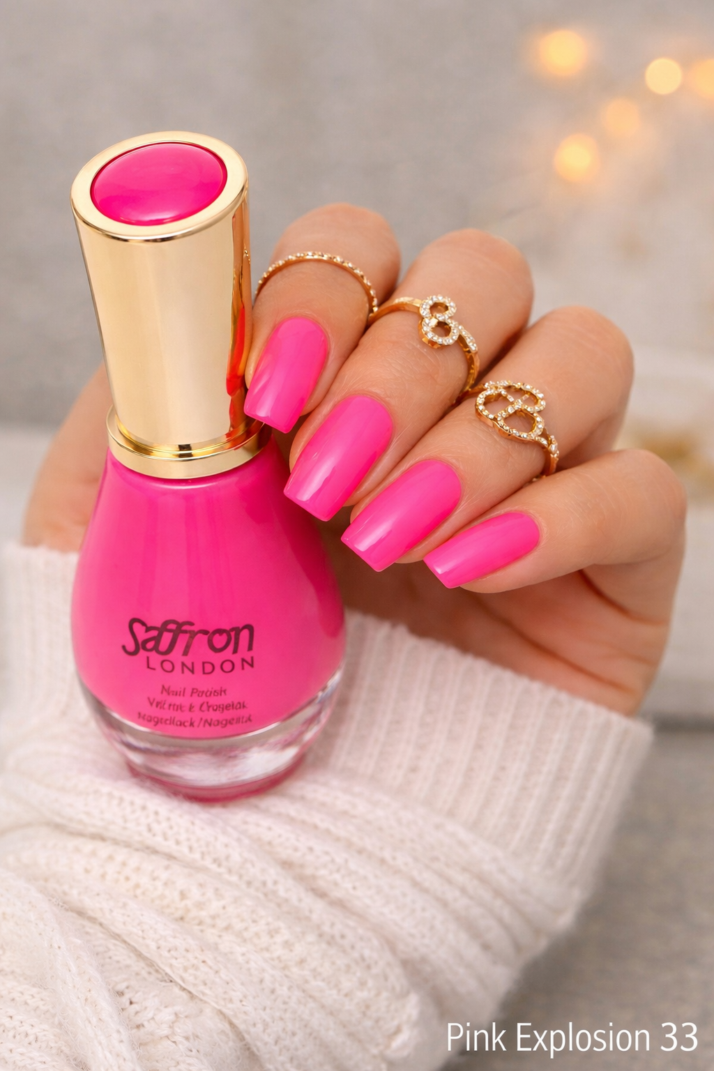 Saffron London Nail Polish Collection – Long Lasting Glossy Nail Varnish Set UK by Betaglam
