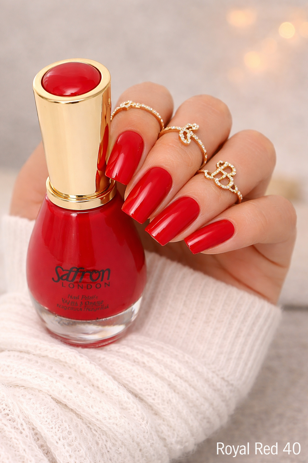 Saffron London Nail Polish Collection – Long Lasting Glossy Nail Varnish Set UK by Betaglam