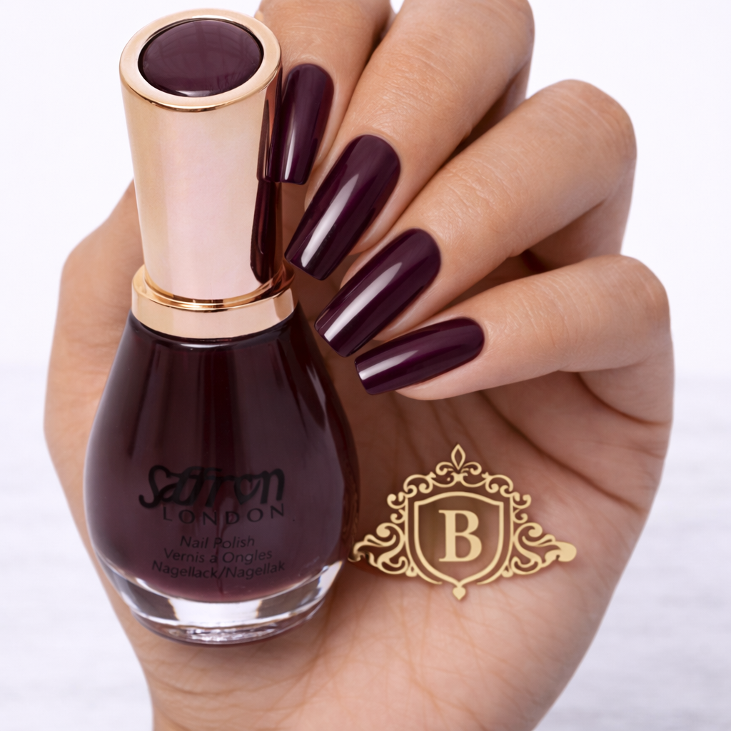 Saffron London Nail Polish Collection – Long Lasting Glossy Nail Varnish Set UK by Betaglam
