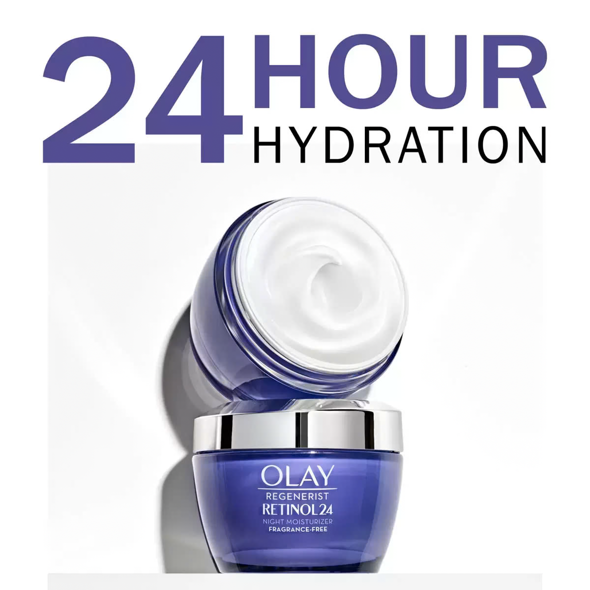 Olay Regenerist Retinol 24 Night Moisturiser Cream, 2 x 50ml by Betaglam
