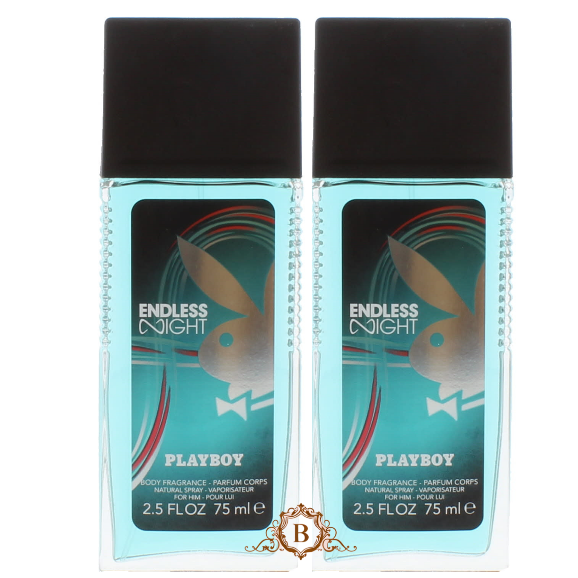 2X Playboy Endless Night Cologne 5 oz Deodorant Spray 2X 75ml by Betaglam Main image