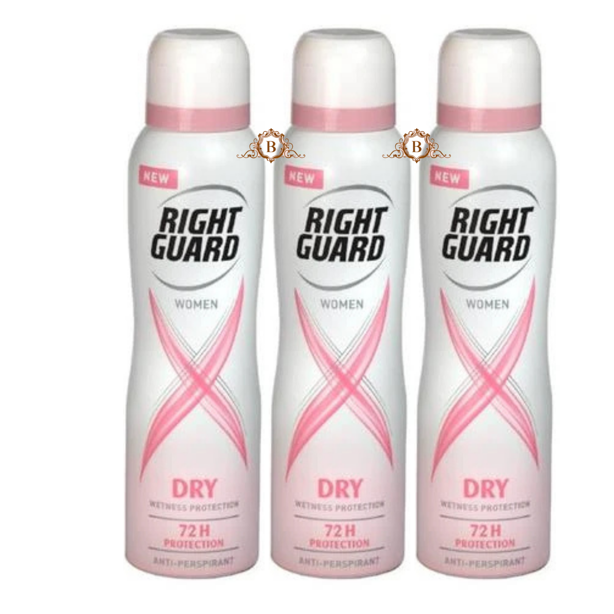 3X RIGHT GUARD DRY WOMEN SPRAY 150L by Betaglam Cosmetics Main image