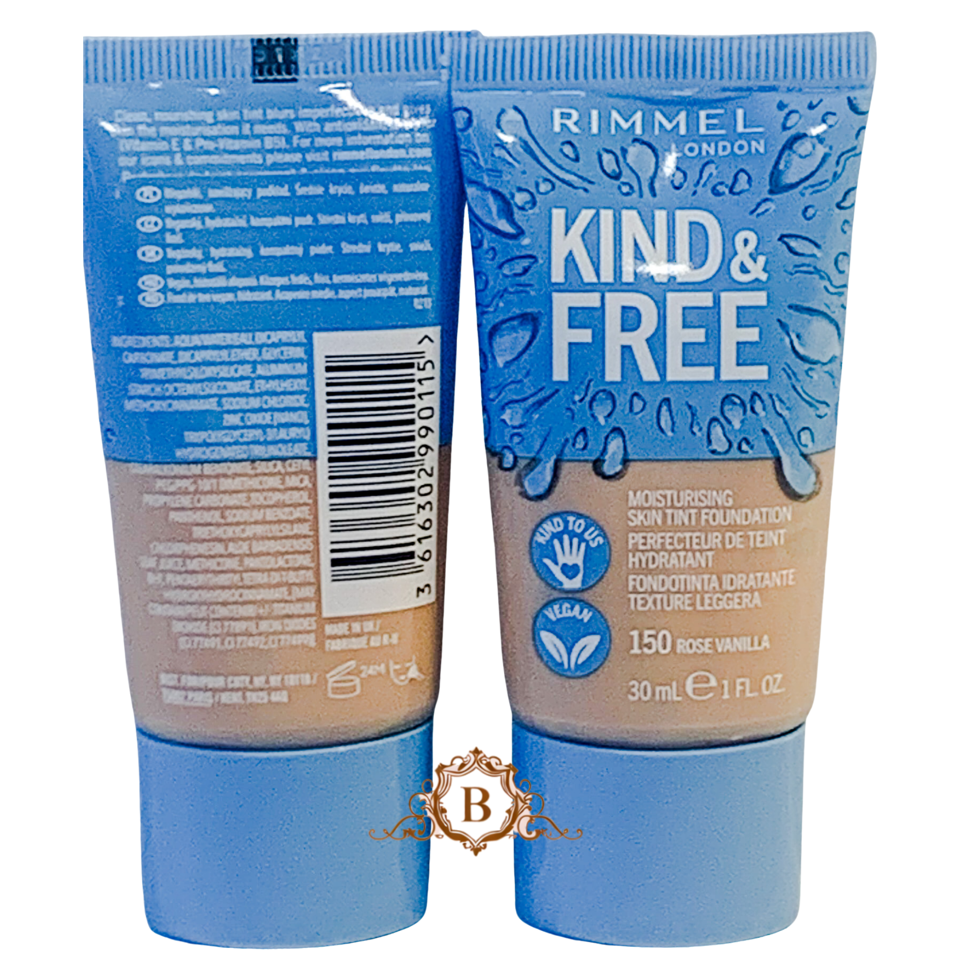RIMMEL Kind & Free Moisturising Skin Tint Foundation 30ml by Betaglam Main image