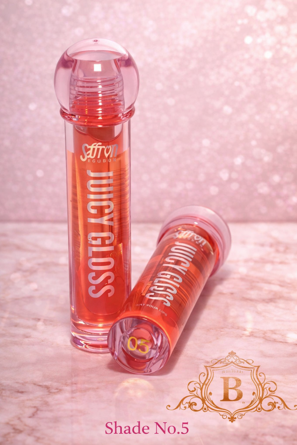 Saffron Juicy Gloss – Shine Bright, Glow Cute ! by Betaglam