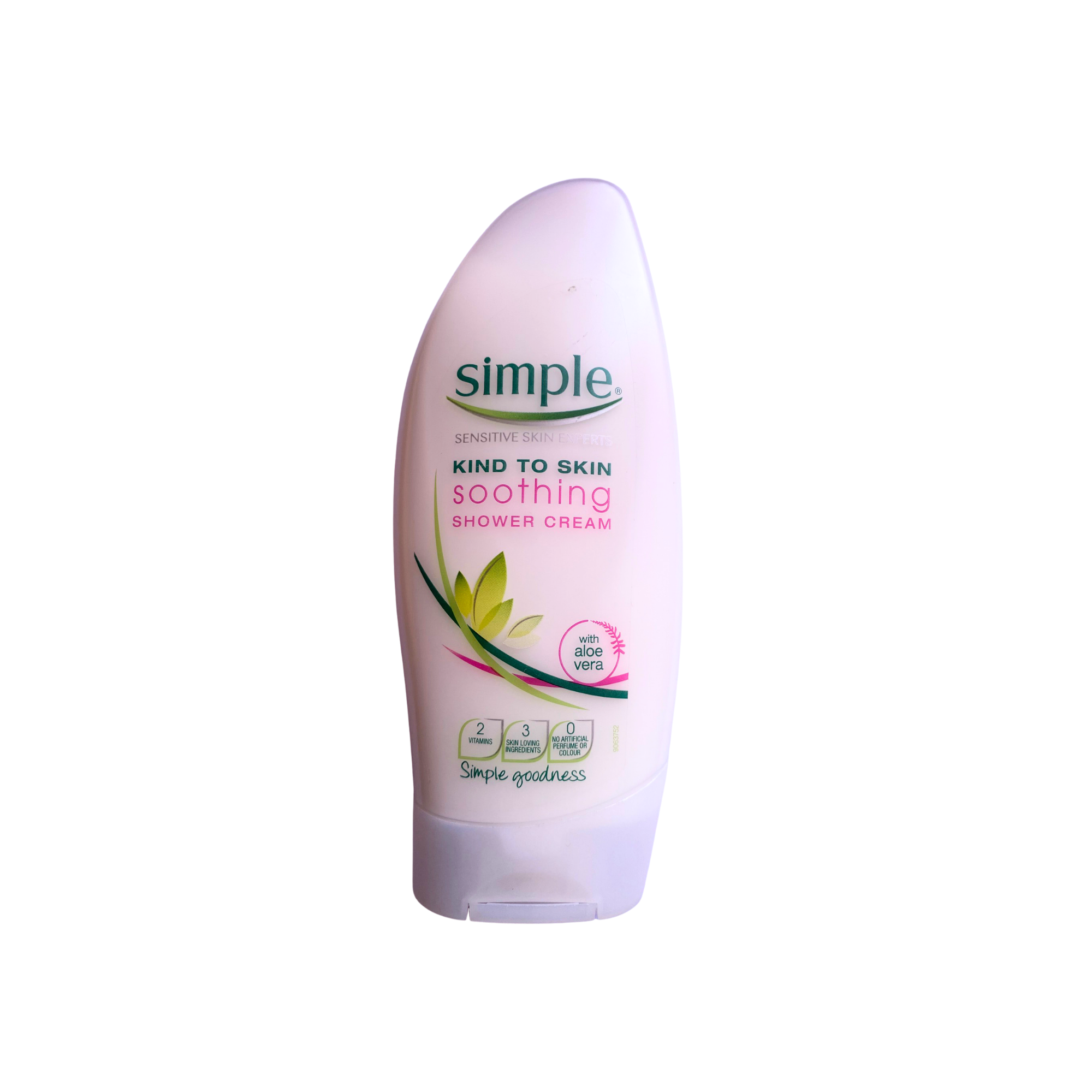 Simple Sensitive Skin Soothing Shower Cream 250ml Gentle Hydrating Cleansing For Delicate Skin by Betaglam Cosmetics Main image