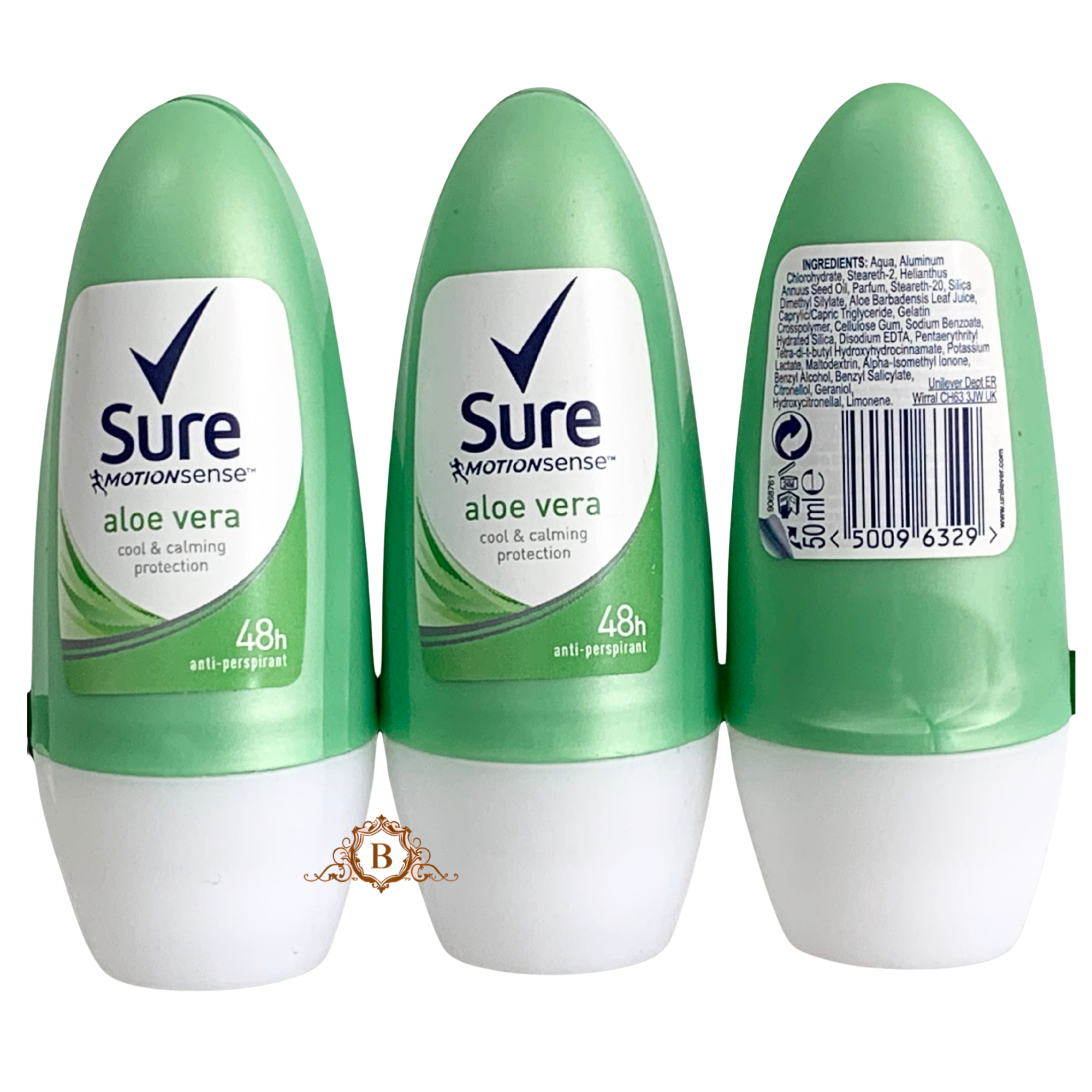 Sure Women 48hr Aloe Vera Antiperspirant Deodorant Roll-On by Betaglam Main image