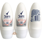 Set of 3 Sure Motion Sense Anti-perspirant Antibacterial Odour Protection Roll on 48H by Betaglam Cosmetics